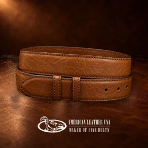 Bull hide leather belt, hand-cut in Old Town Scottsdale, American Leather USA