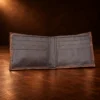 Authentic Ostrich Skin Bi-Fold Wallet — detail view 3