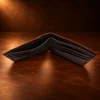 Authentic Ostrich Skin Bi-Fold Wallet — detail view 4