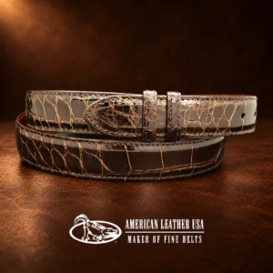 Exotic Alligator Hide Belt