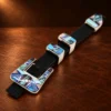 TOSF Zuni Sterling Silver & Multi Stone 4pc. Ranger Design Belt Buckle Set — detail view 3