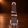 Zuni Sterling Silver & Multi-Stone 4pc. Ranger Design Belt Buckle Set — detail view 3
