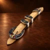 TOSF Zuni Sterling Silver & Multi Stone 4pc. Ranger Design Belt Buckle Set — detail view 3
