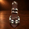 Teme Sterling Silver, Coral, Opal, & Onyx Inlay 4pc. Ranger Design Belt Buckle Set — detail view 3