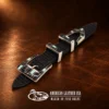 TOSF Sterling Silver, Opal Inlay, & Onyx 4pc. Ranger Design Belt Buckle Set