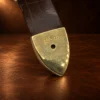 GL 14K Yellow Gold & Multi Stone Ranger Design 4pc. Belt Buckle Set — detail view 6