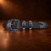 Tèmè Sterling Silver & Opal Ranger Design 4pc. Belt Buckle Set — detail view 5