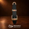 Sterling Silver & Multi Stone Ranger Design 3pc. Belt Buckle Set