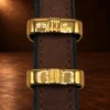 Alexander Kalifano 'The Executive' 4pc. Sterling Silver (Gold Plated) Ranger Buckle Set — detail view 3