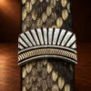 Herbert Begay Sterling Silver & 14K Gold 3pc. Ranger Buckle Set — detail view 3