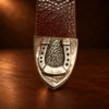 Sterling Silver Double Horsehead & Horshoe 4pc. Ranger Belt Buckle Set — detail view 4