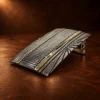 Herbert Begaye Sterling Silver & 14K Gold Belt Buckle — detail view 2