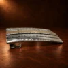 Herbert Begaye Sterling Silver & 14K Gold Belt Buckle — detail view 2