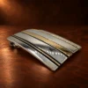 Herbert Begaye Sterling Silver & 14K Gold Belt Buckle — detail view 3