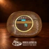 Inlaid Wood, Turquoise, & Brass Belt Buckle