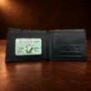 Authentic Stingray Skin White Pearl Eye Bi-Fold Wallet — detail view 3