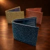 Authentic Elephant Skin Bi-Fold Wallet — detail view 2