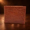 Authentic Elephant Skin Bi-Fold Wallet — detail view 3
