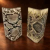 Authentic Snakeskin Bi-Fold Checkbook Wallet — detail view 3