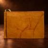 Leather Card Holder with Money Clip — detail view 3