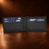 Leather Card Holder with Money Clip — detail view 4
