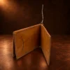 Leather Card Holder with Money Clip — detail view 7