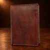 Genuine Leather RFID Security Tri-Fold Wallet — detail view 2