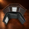 Genuine Leather RFID Security Tri-Fold Wallet — detail view 3