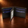Genuine Leather RFID Security Bi-Fold Wallet — detail view 4