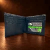 Genuine Leather RFID Security Bi-Fold Wallet — detail view 5