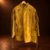 Men's Beaded & Fringe Leather Jacket — detail view 3