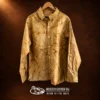 Men's Cowhide Leather Overshirt