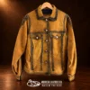 Men's Deerhide Suede Leather Jacket