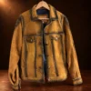 Men's Deerhide Suede Leather Jacket — detail view 2