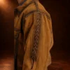 Men's Deerhide Suede Leather Jacket — detail view 4