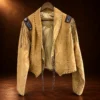 Women's Fringed & Beaded Leather Short Jacket — detail view 5