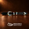 TSF Sterling Silver & Multi Stone Inlay Ranger Design Belt Buckle Set