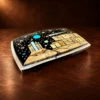 TSF Sterling Silver Multi-Stone Micro Inlay Belt Buckle (Copy) — detail view 2