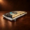 TSF Sterling Silver Multi-Stone Micro Inlay Belt Buckle (Copy) — detail view 3