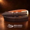 Alexander Kalifano 'The Basic Buckle' Gold Brass Belt Buckle