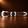 Kalifano Sterling Silver 'The Austin' 4pc. Ranger Design Belt Buckle Set — detail view 4
