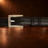 Alexander Kalifano ‘The Milan’ Sterling Silver & 14 kt Gold Belt Buckle — detail view 4