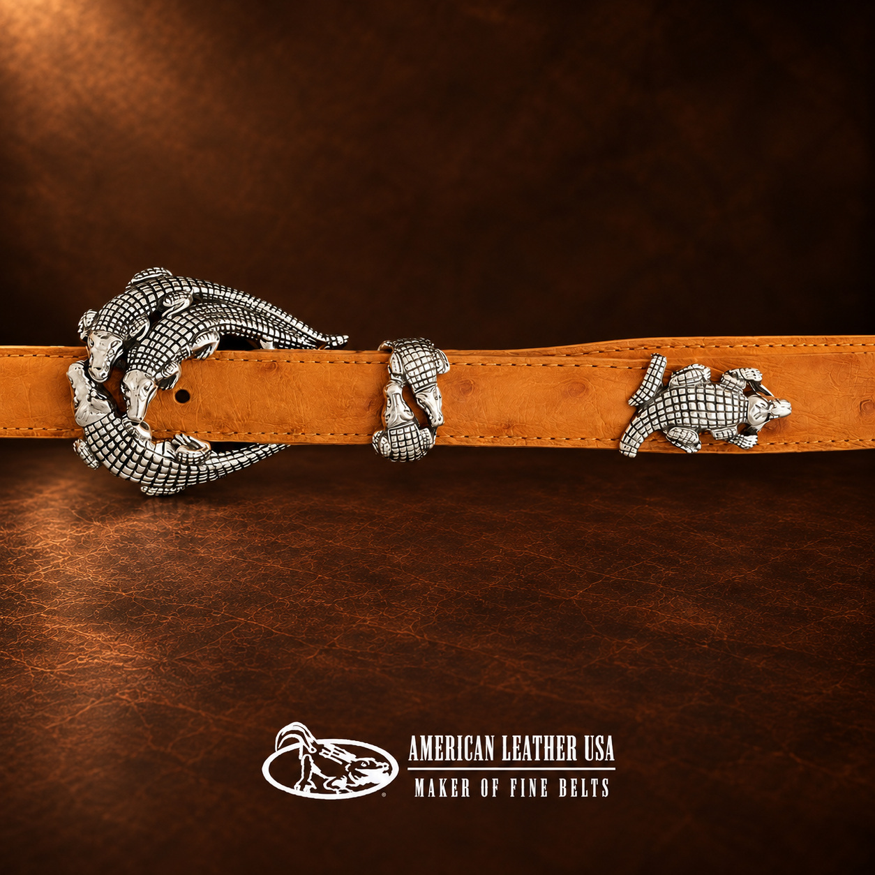 The Tri-Gator — Sterling Silver — 1″