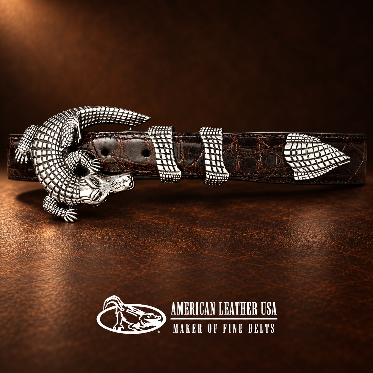 The Crocodile — Sterling Silver — 1″